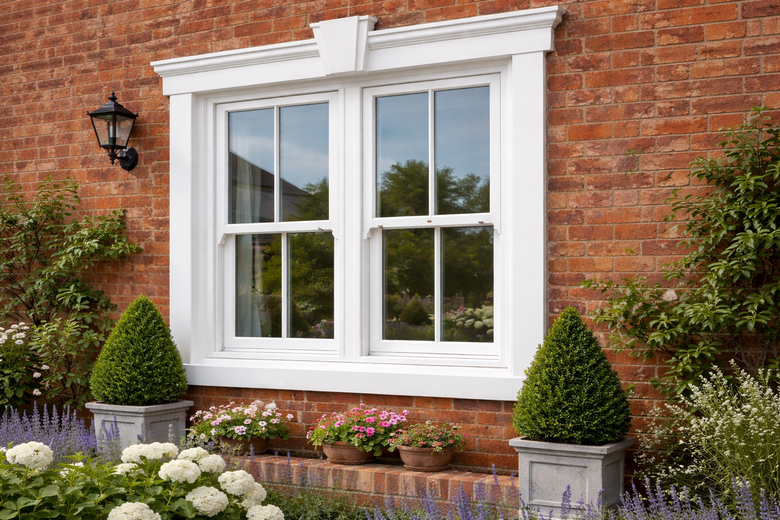 Vertical slider windows installed in Gravesend home by Dosanjh Double Glazing Ltd