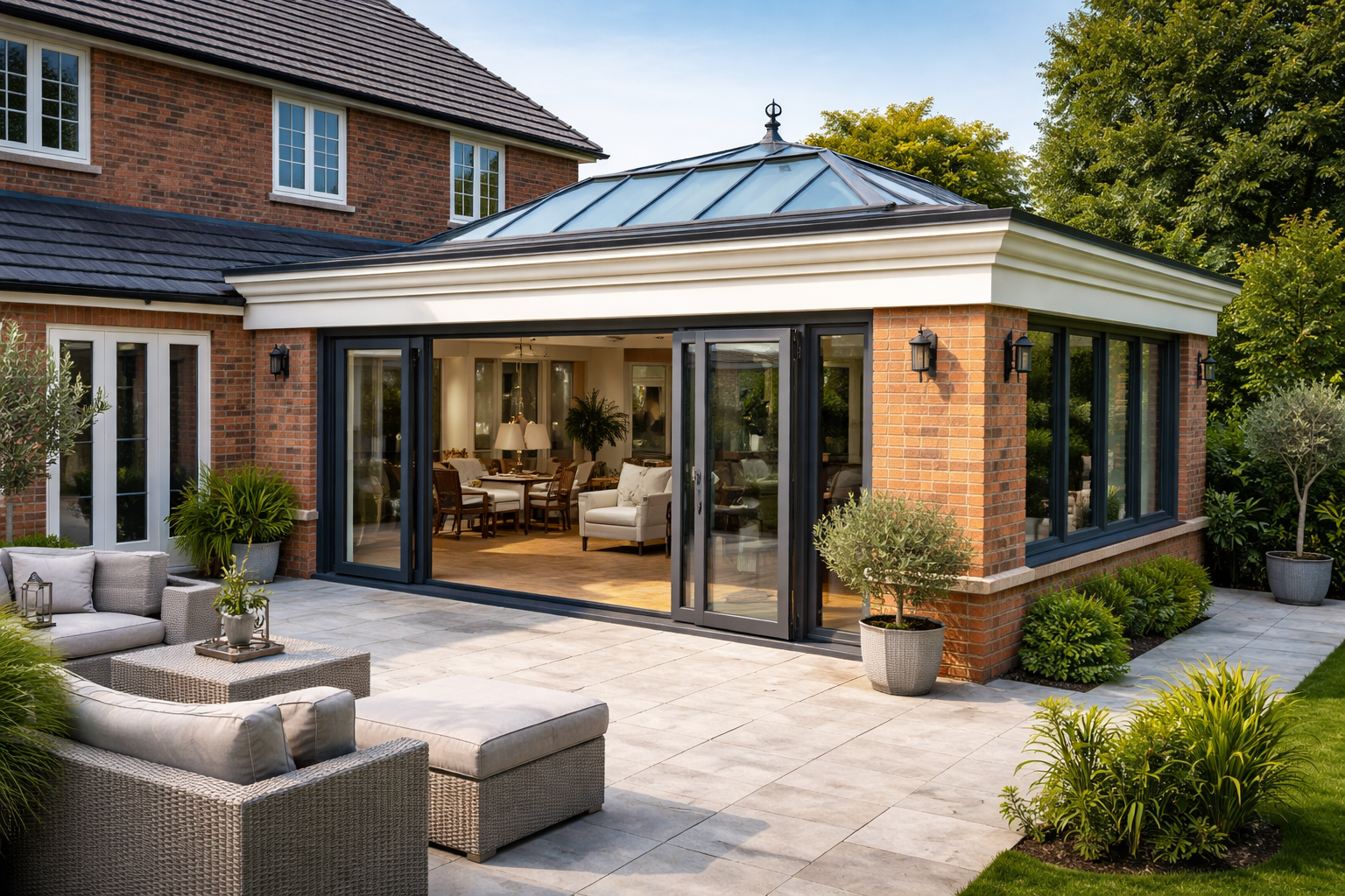 Orangeries Replacing Conservatories in Modern Home Extensions | Dosanjh Double Glazing Ltd